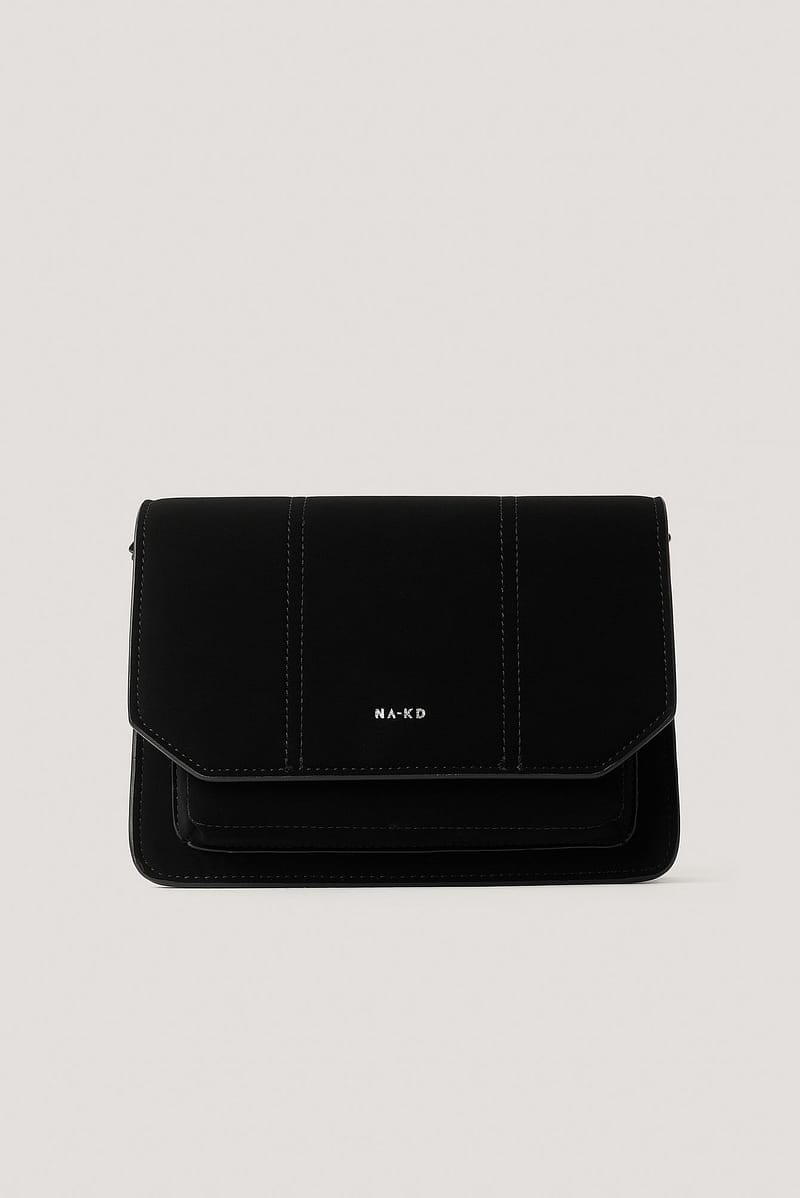 Faux Suede Crossbody Bag