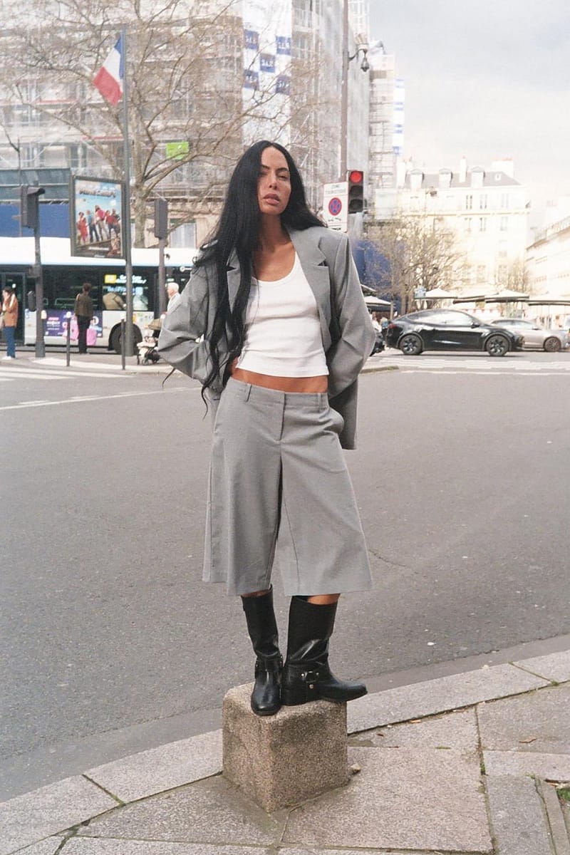 Mid Waist Long Shorts