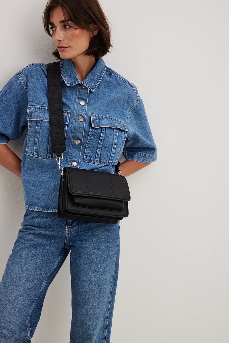 Logo Strap Crossbody Bag