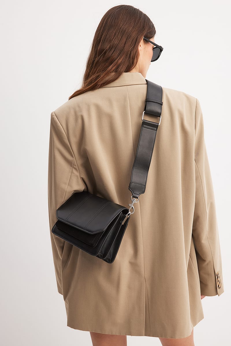 Leather Compartment Crossover Bag