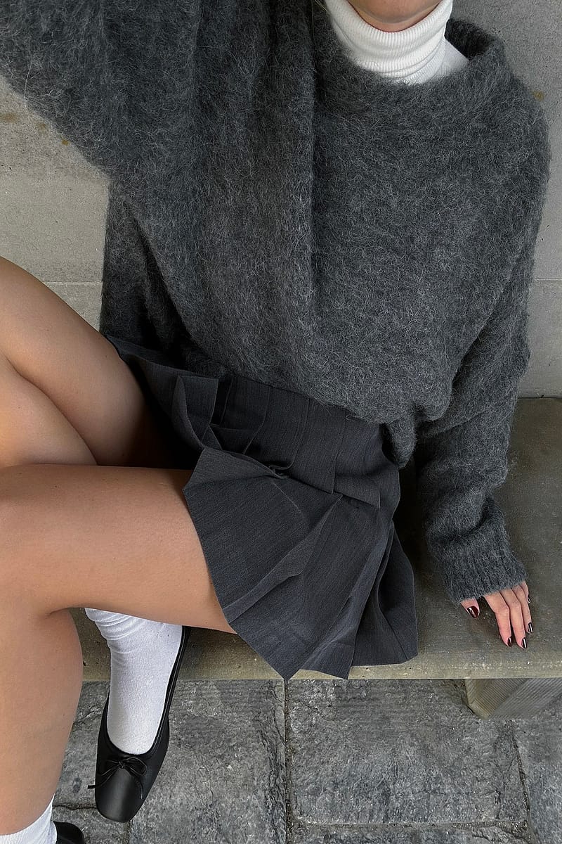Wool Blend Oversized Sweater
