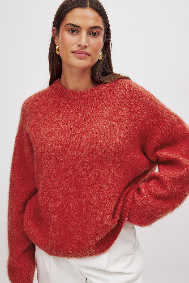 Wool Blend Oversized Sweater