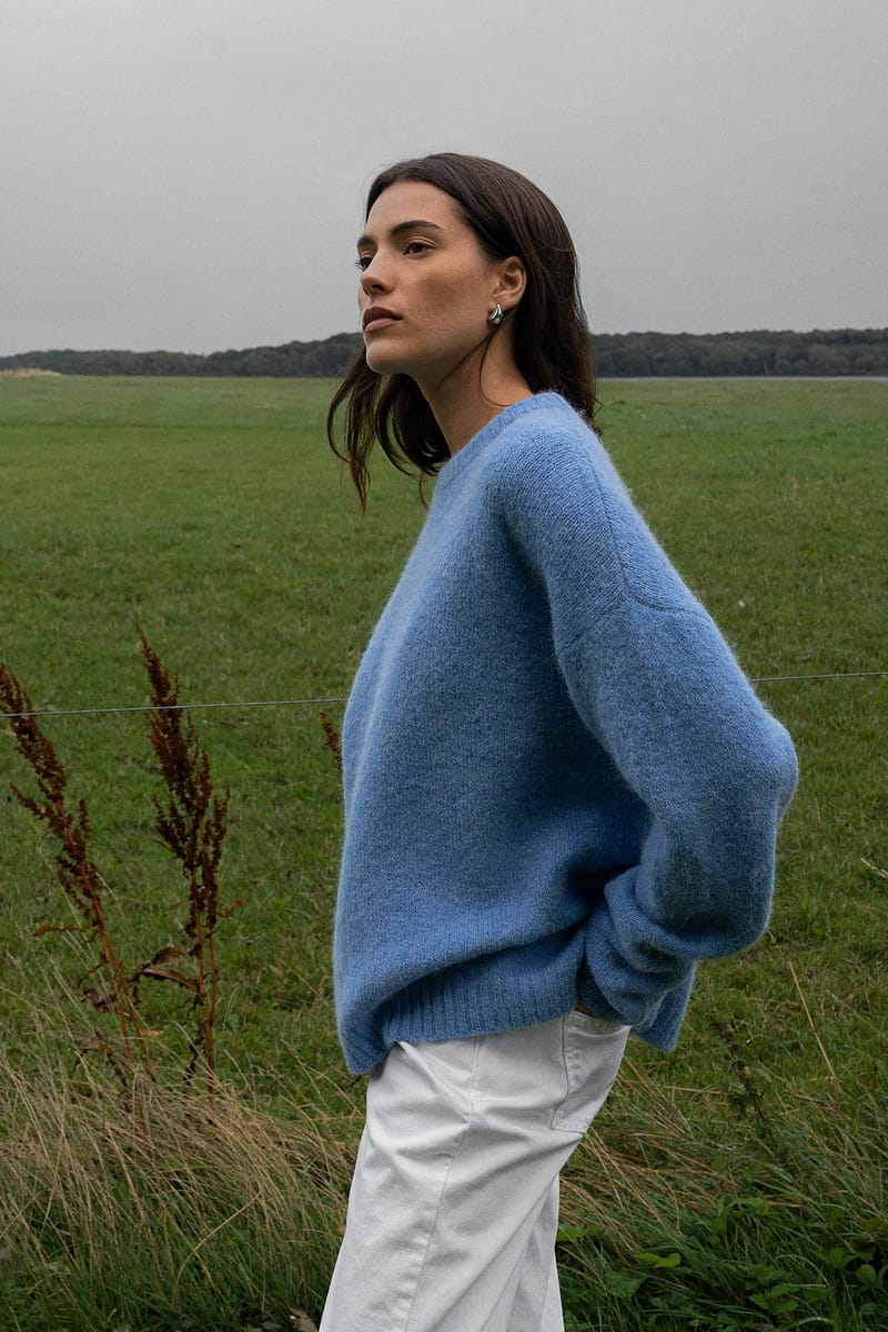 Wool Blend Oversized Sweater