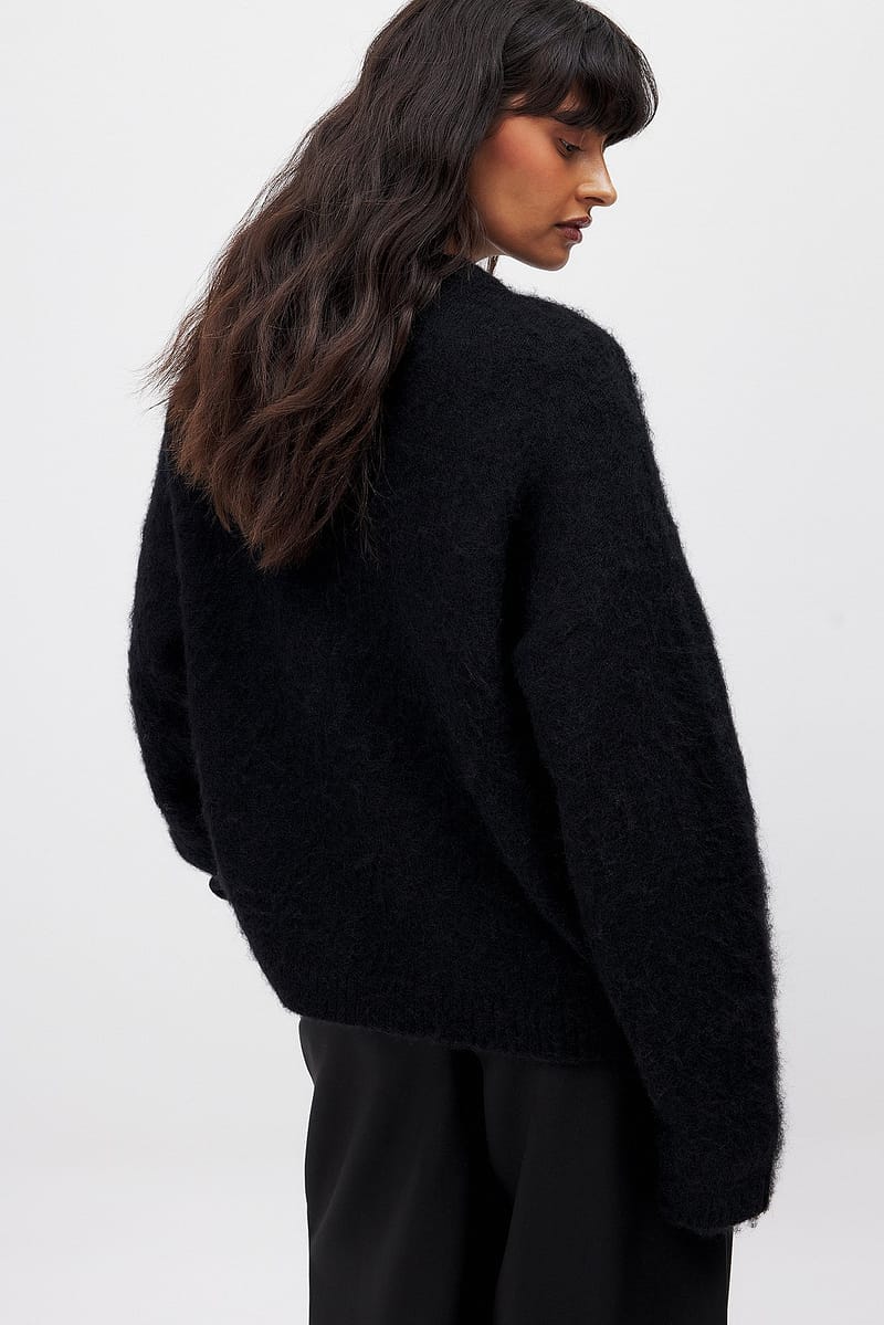 Wool Blend Oversized Sweater