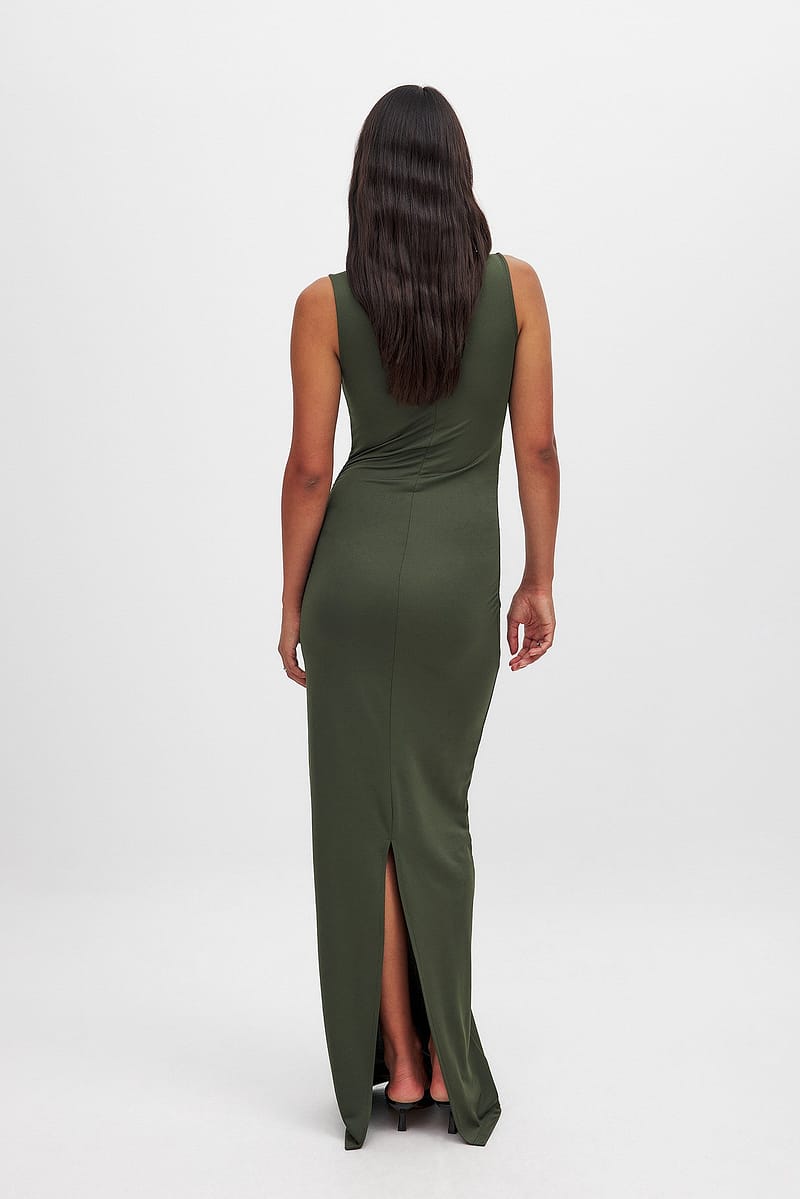 Jersey Sleeveless Maxi Dress