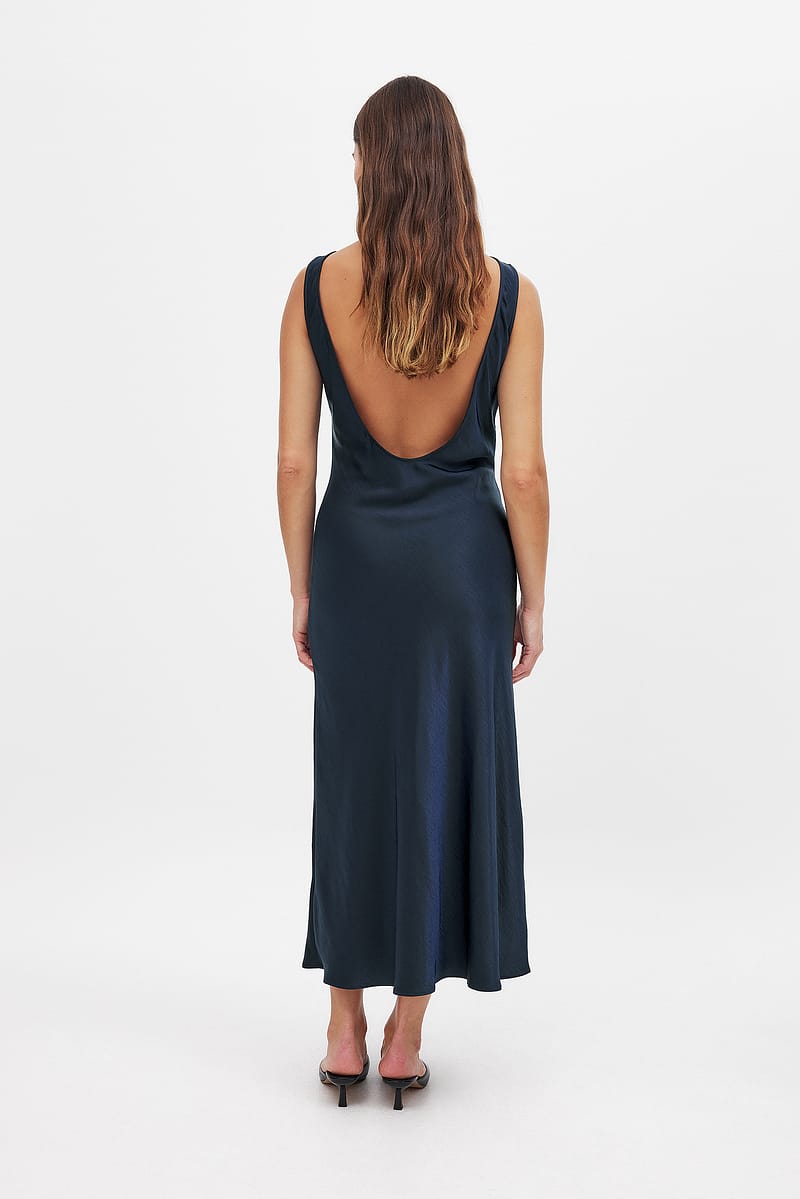 Satin Midi Dress