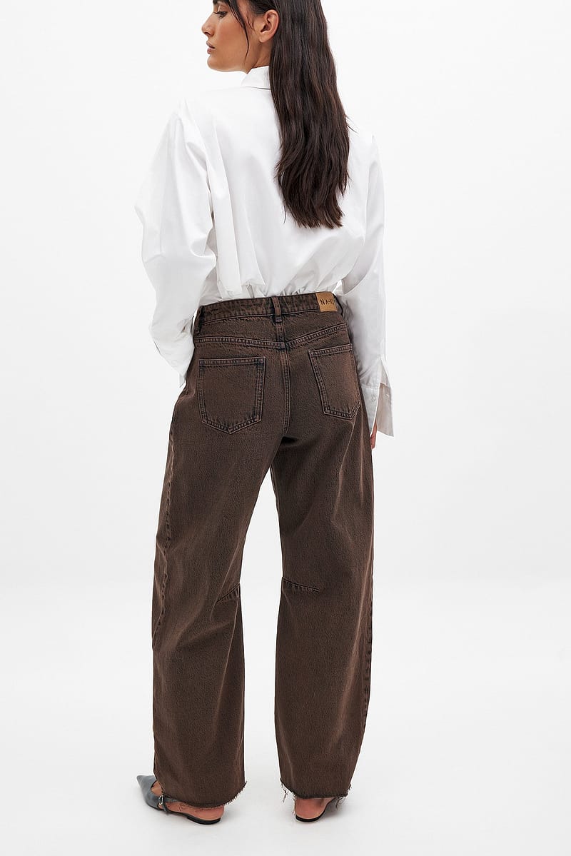 High Waist Balloon Leg Denim