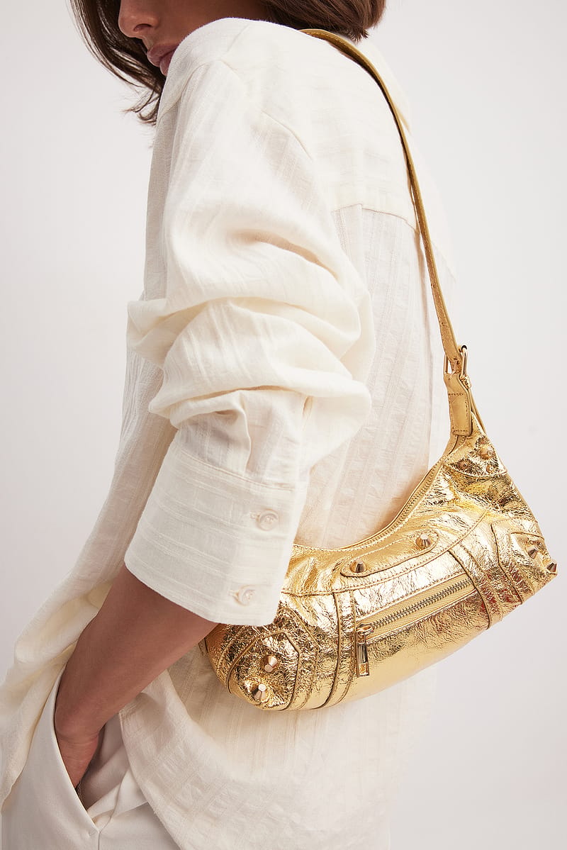 Hardware Detailed Baguette Bag