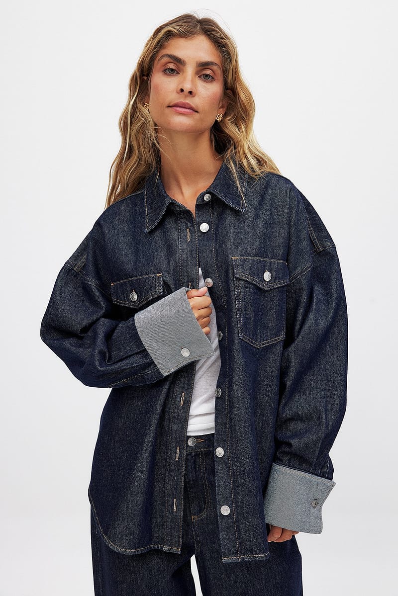 Oversized Denim Shirt