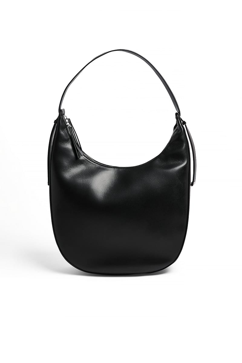 Rounded Metal Detail Bag