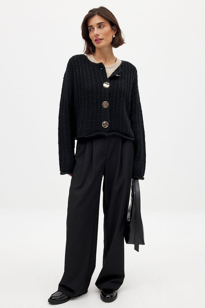 Oversized Knitted Cardigan
