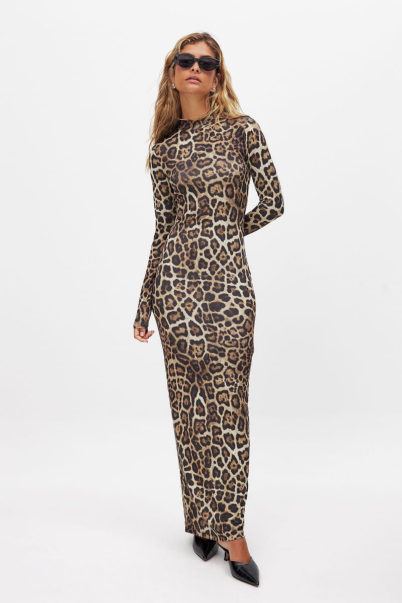 High Neck Maxi Dress