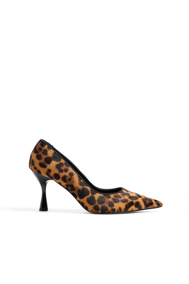 Pointy Leopard Pumps - Leopard