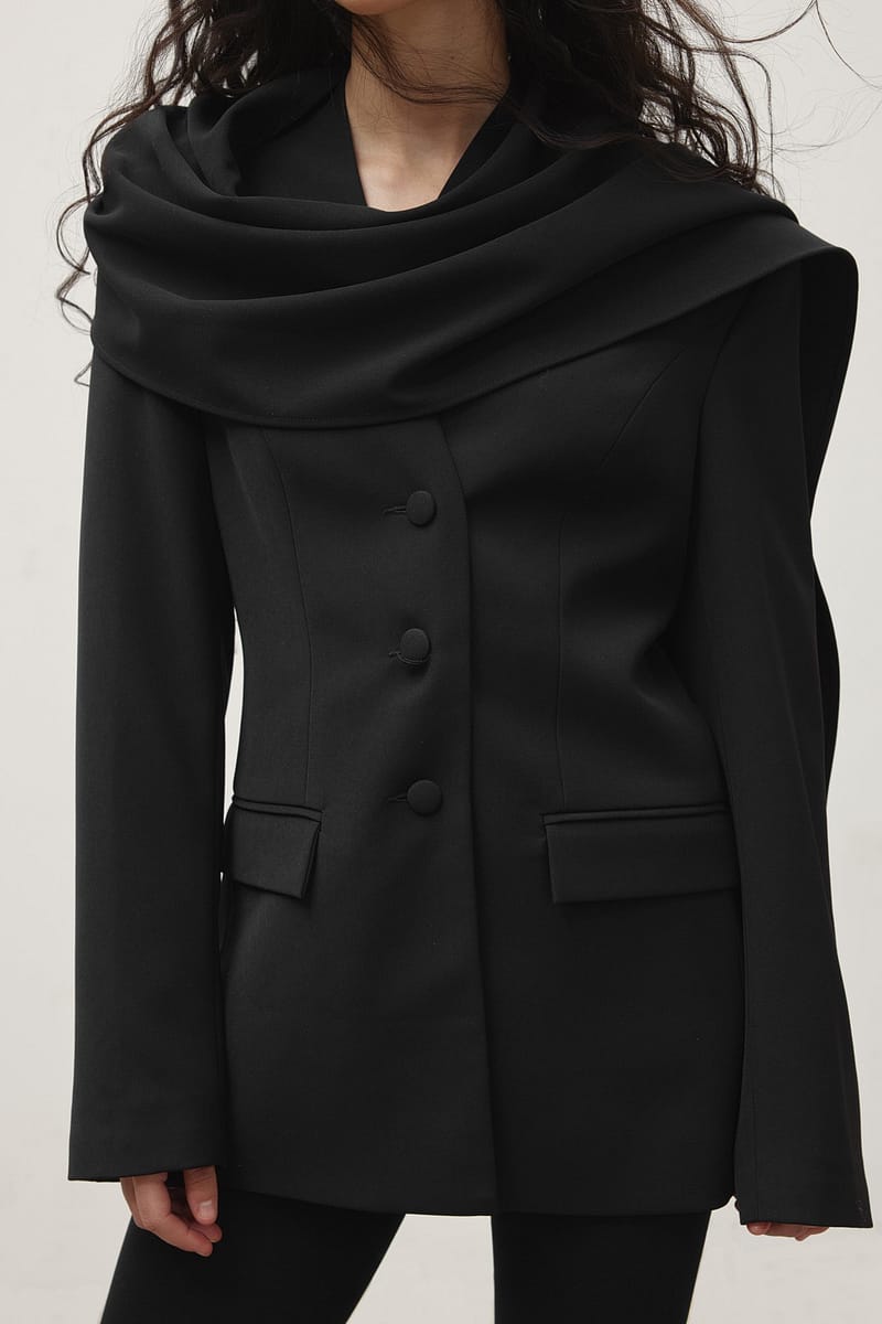 Cape Blazer - Black