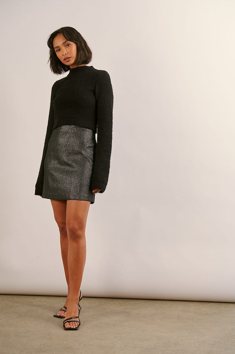 Mini Lurex Skirt
