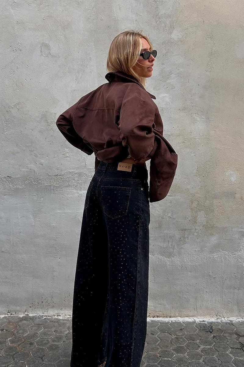 Embellished Denim - Black