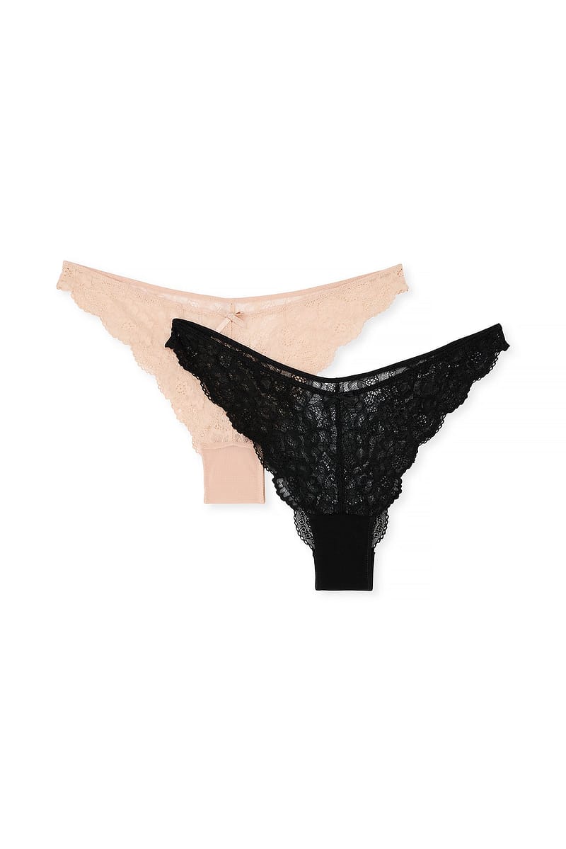 2-pack V-shape Brazilian Thong - Multicolor