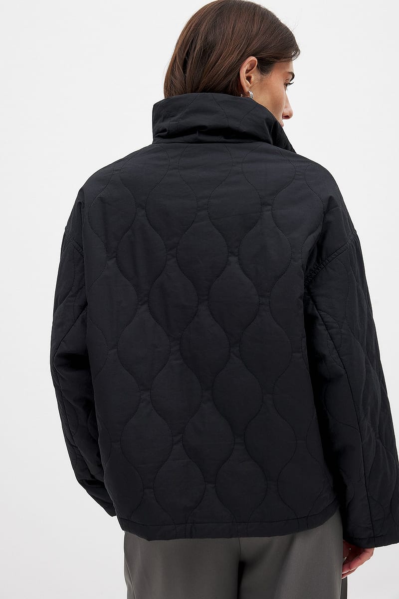 Quilted Jacket - Black