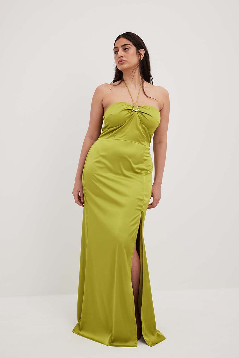 Ring Detail Maxi Dress