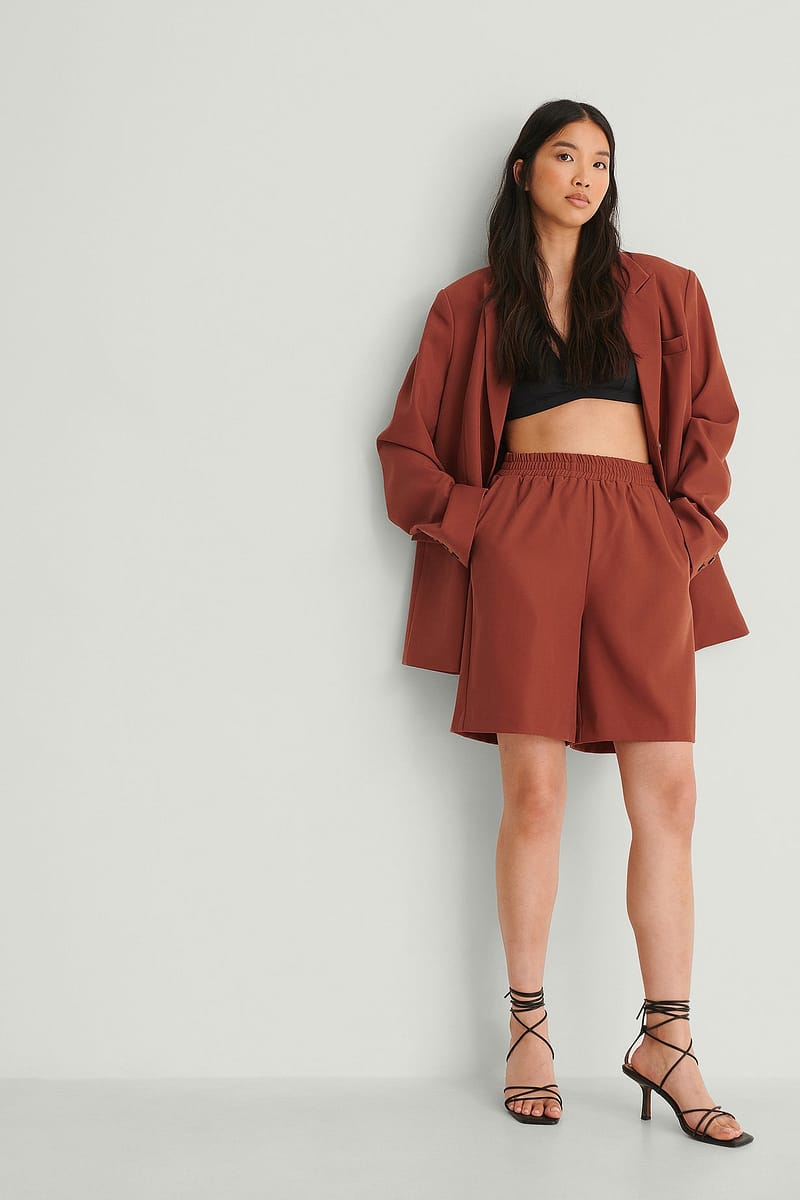 Recycled Elastic Waist Shorts
