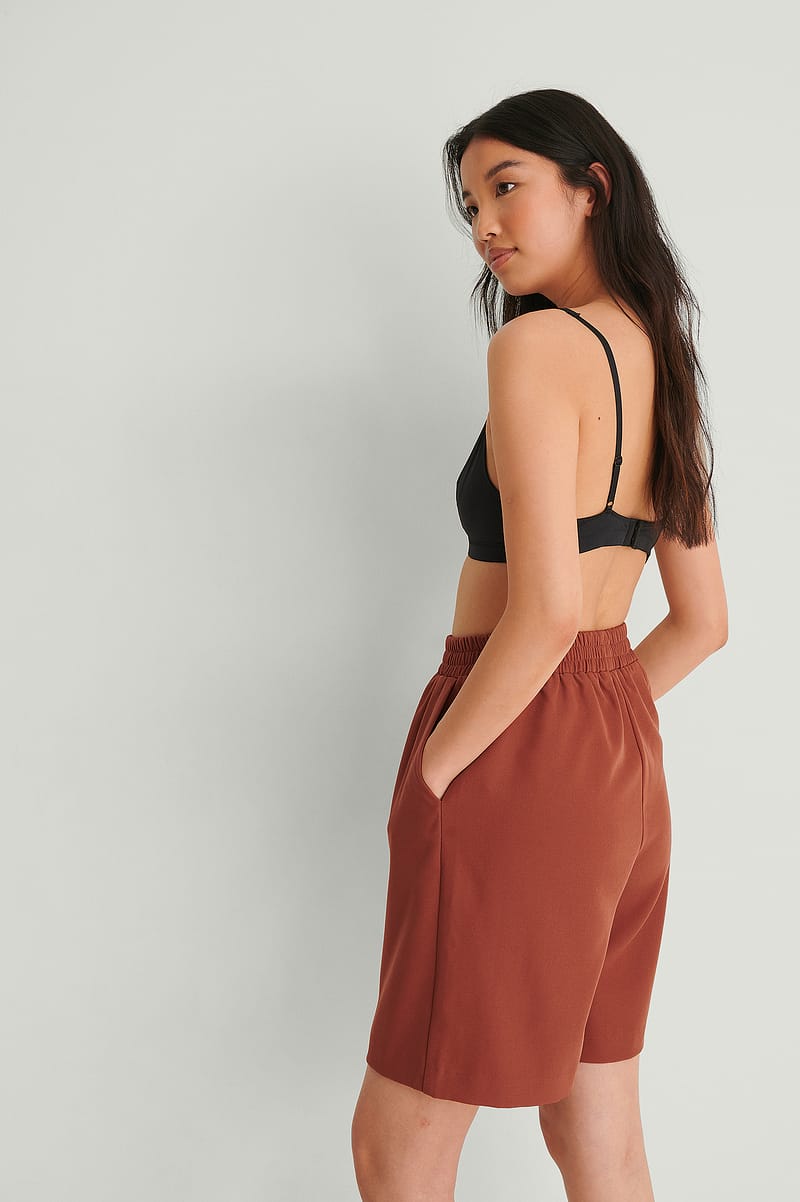 Recycled Elastic Waist Shorts