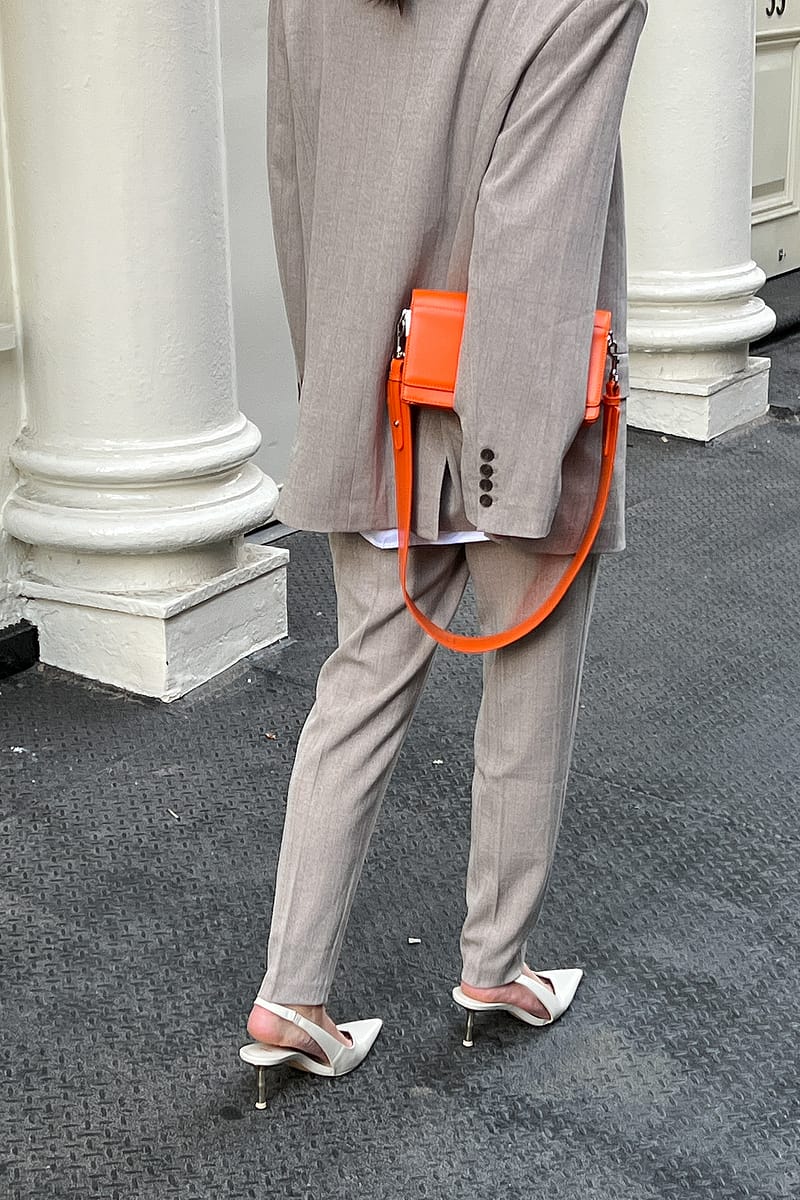 Cropped High Waist Seamline Pants