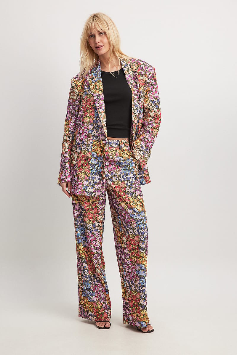 Front Pleat Loose Trousers