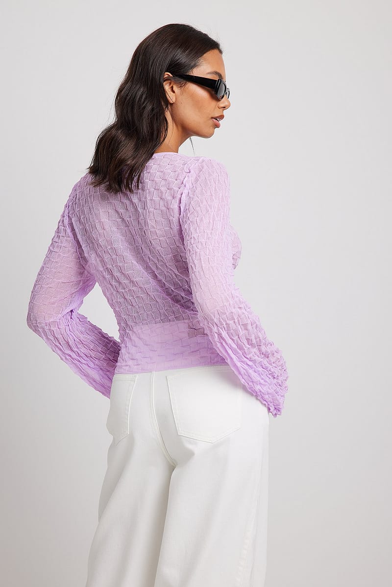 Fine Knitted Wide Sleeve Top