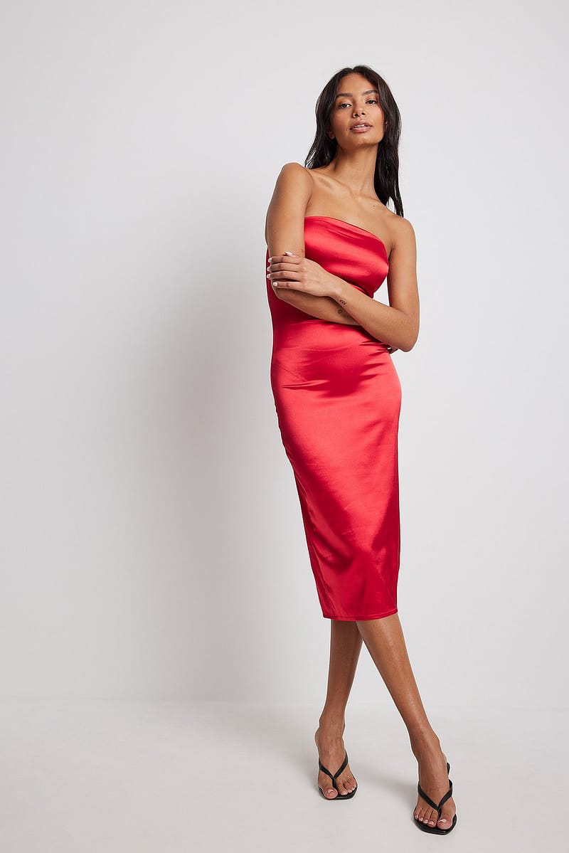 Bandeau Midi Dress