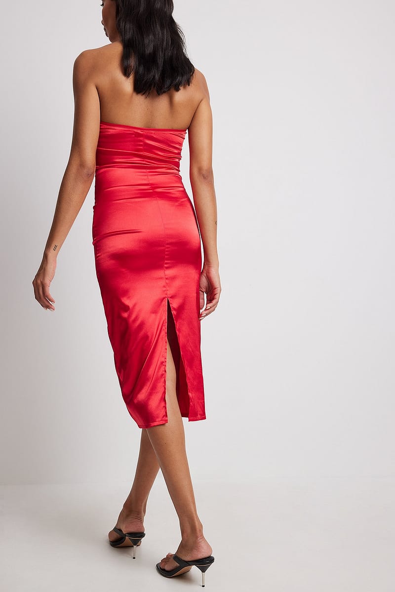 Bandeau Midi Dress