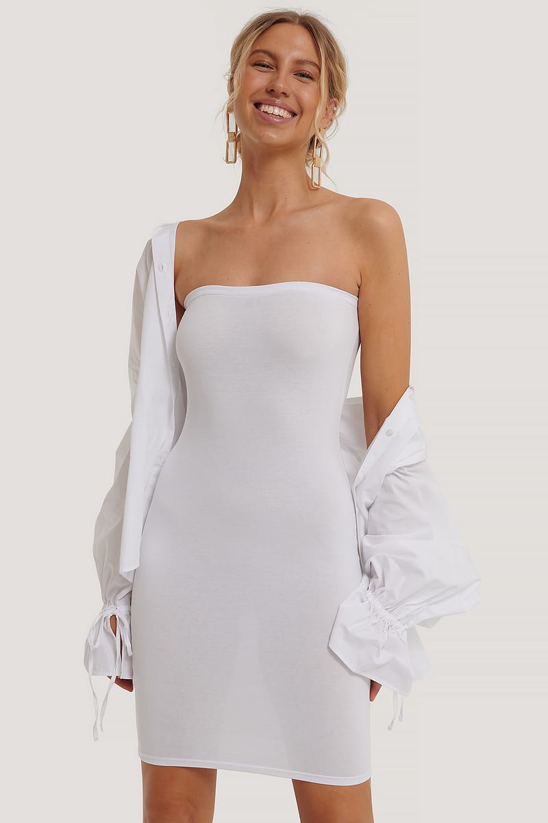 Basic Jersey Bandeau Dress