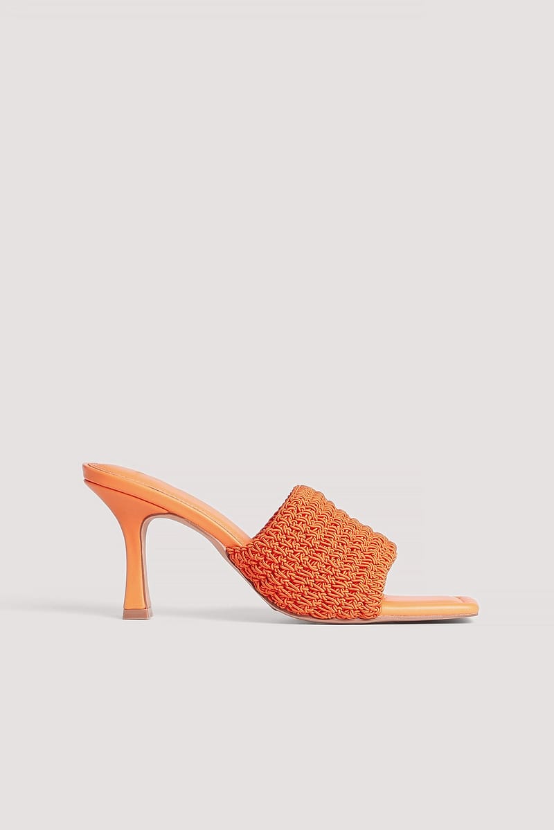 Messy Knitted Mules