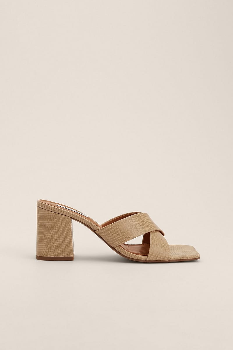 Crossed Snake Look Mules