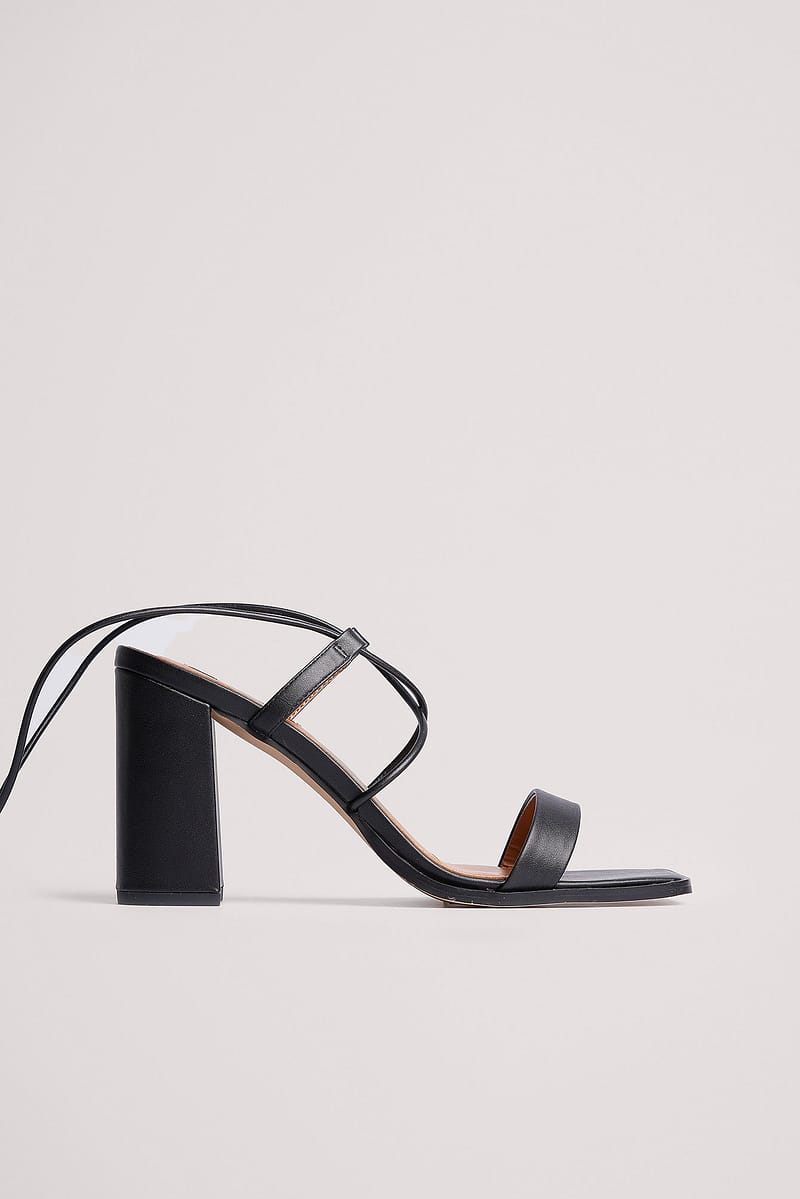 Ankle Strap Block Heels