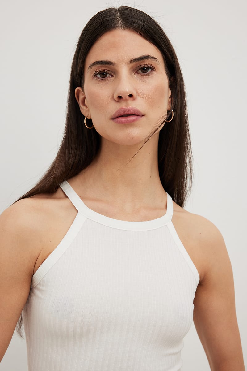 High Neck Ribbed Body