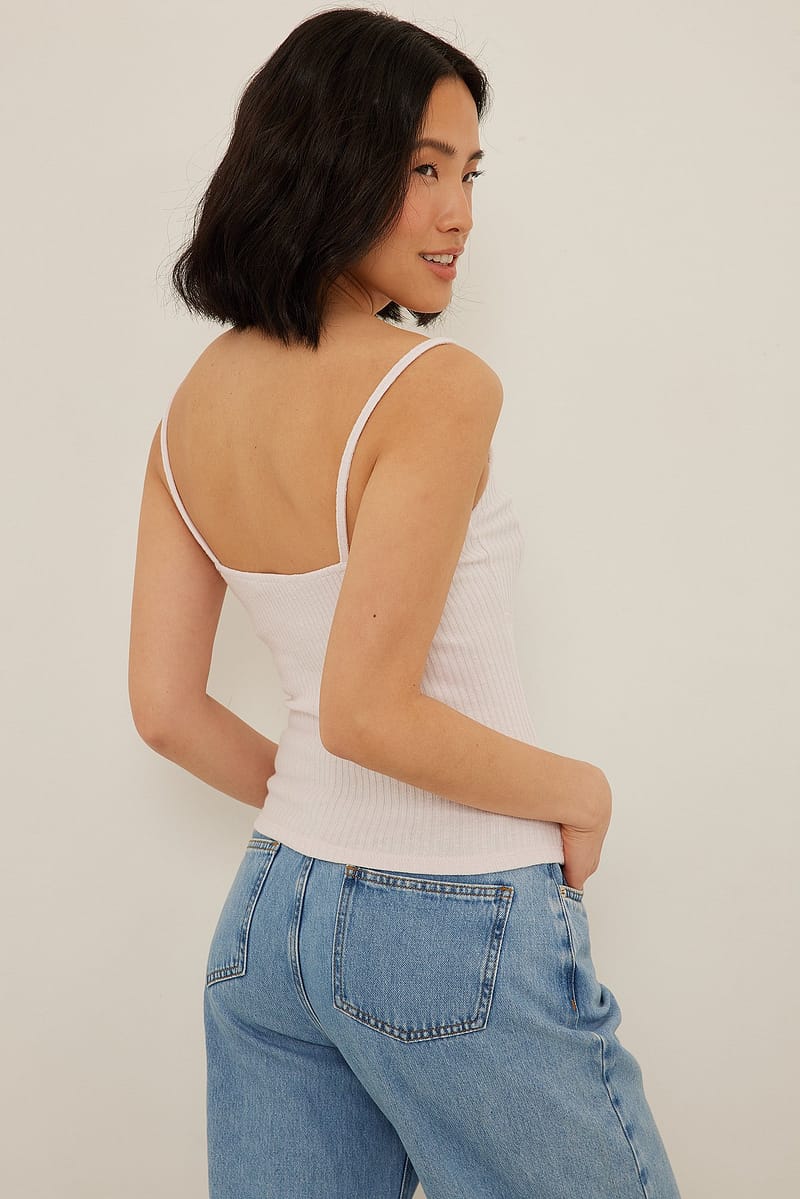 Cup Detail Singlet - Light Purple