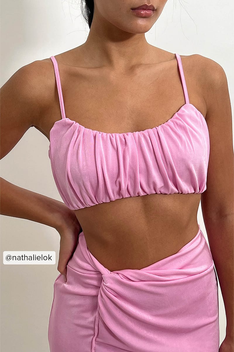 Gathered Cropped Singlet