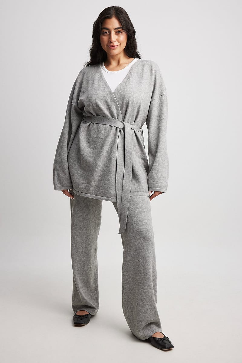 Knitted Wide Trousers