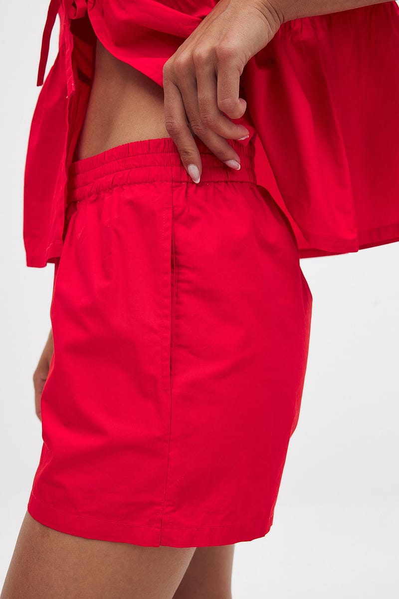 5065-elastic-waist-cotton-shorts-red-1.jpg