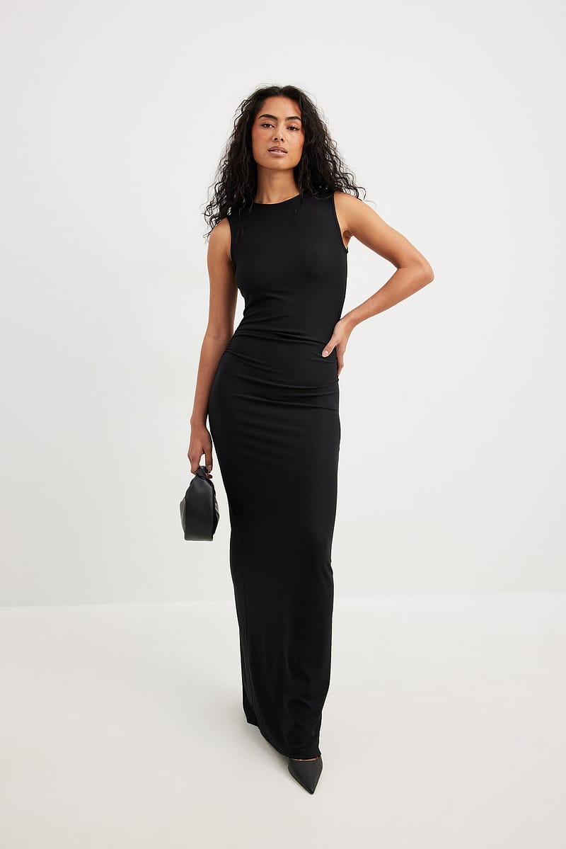 Jersey Sleeveless Maxi Dress