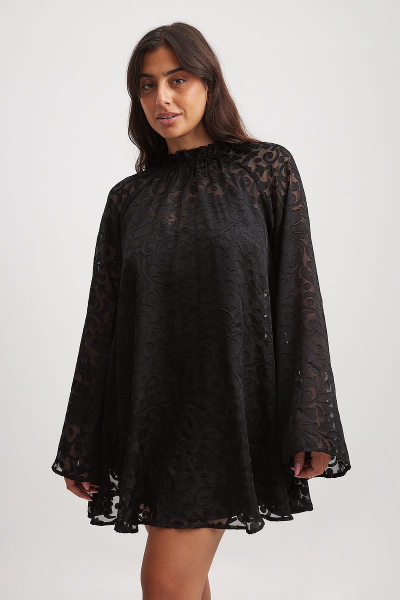 Burn Out Velvet Mini Dress