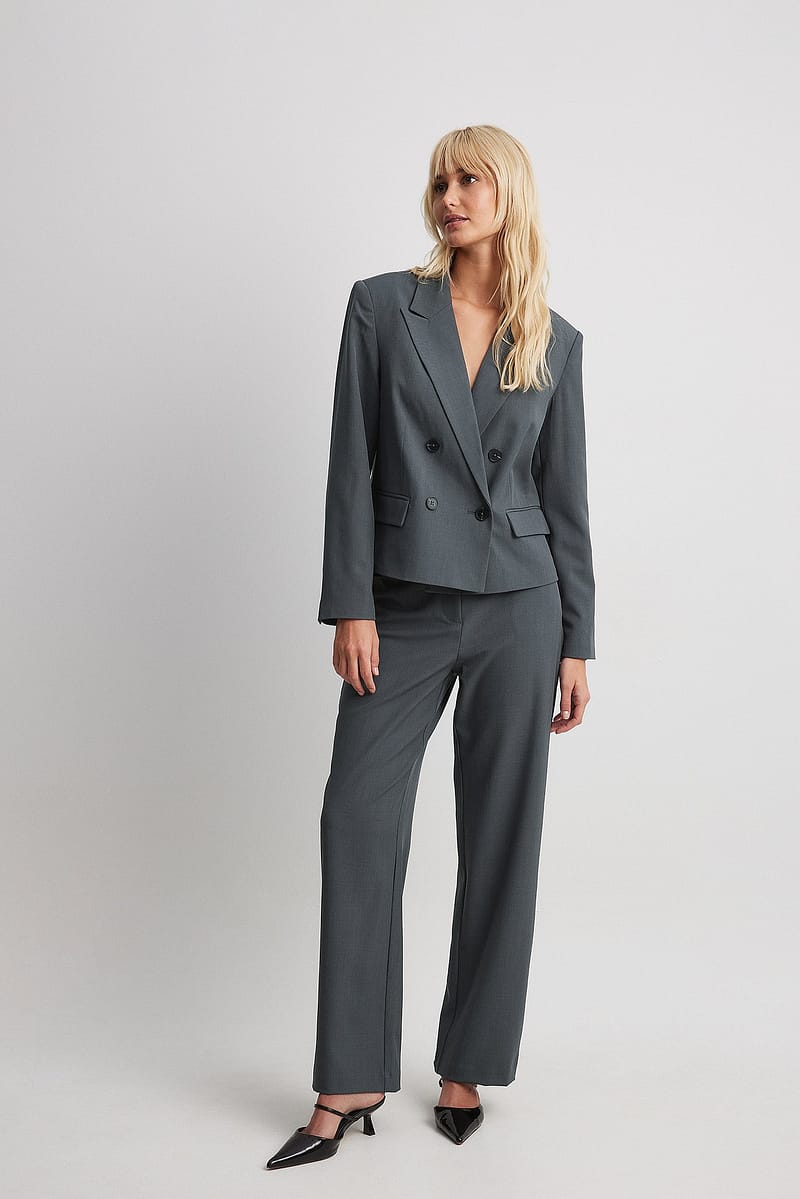 High Waist Suit Pants