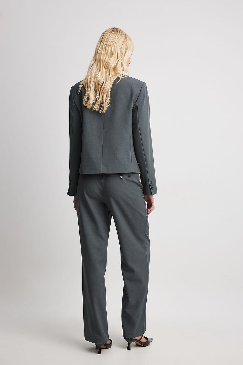 High Waist Suit Pants