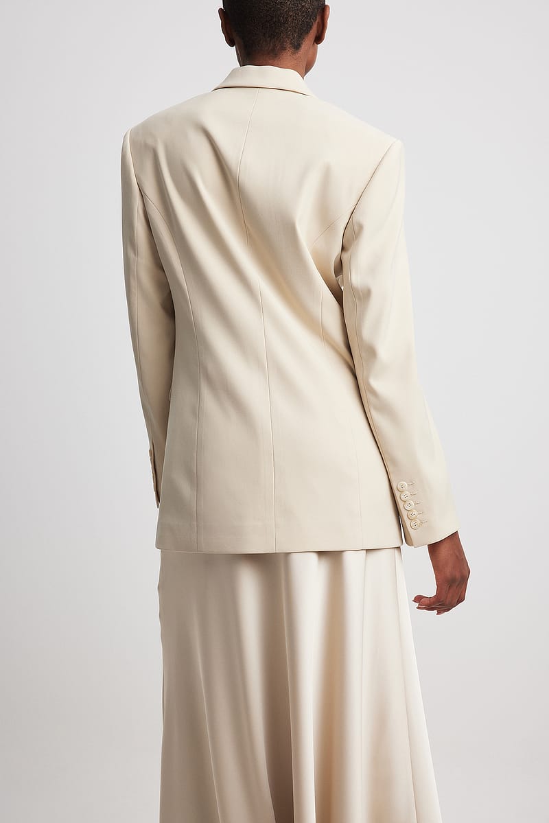 Fitted One Button Blazer