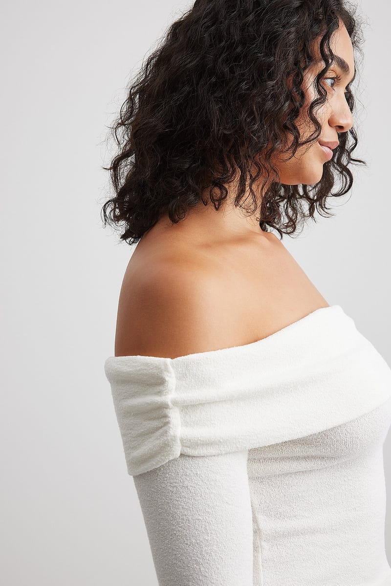 Off Shoulder Jersey Top