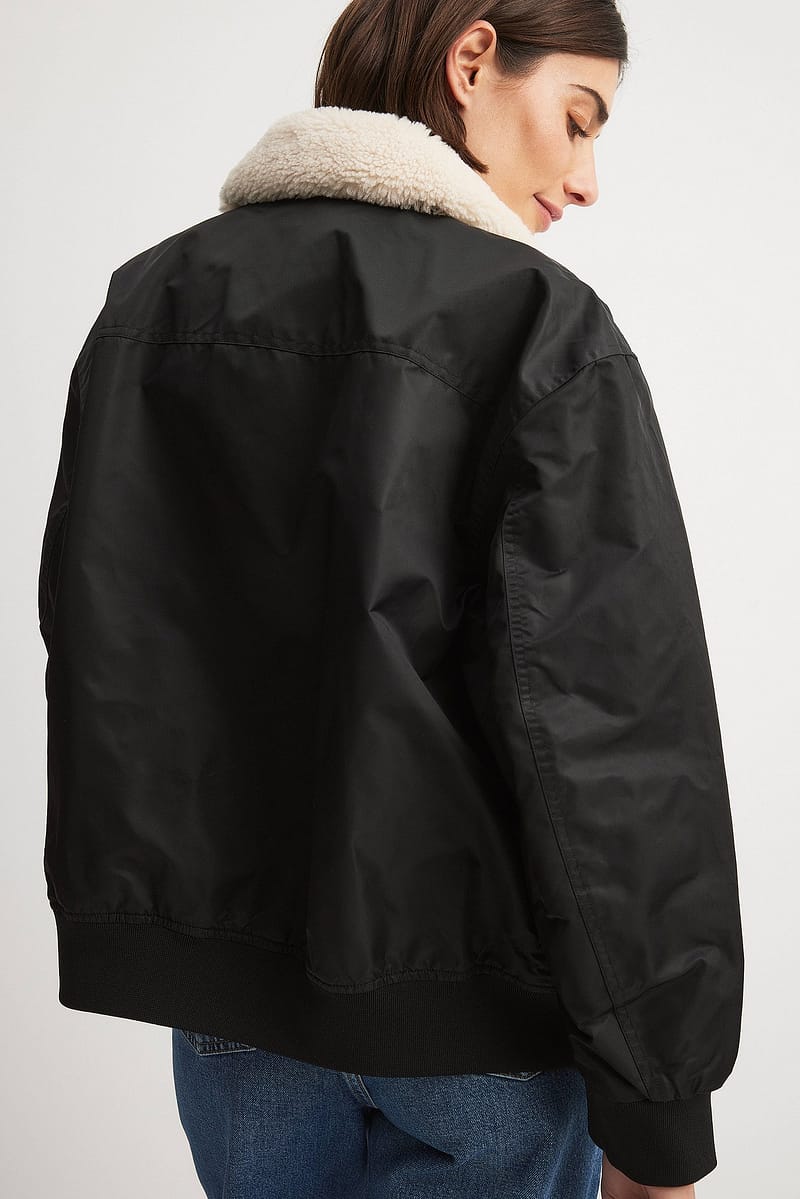 Oversized Bomber Jacket