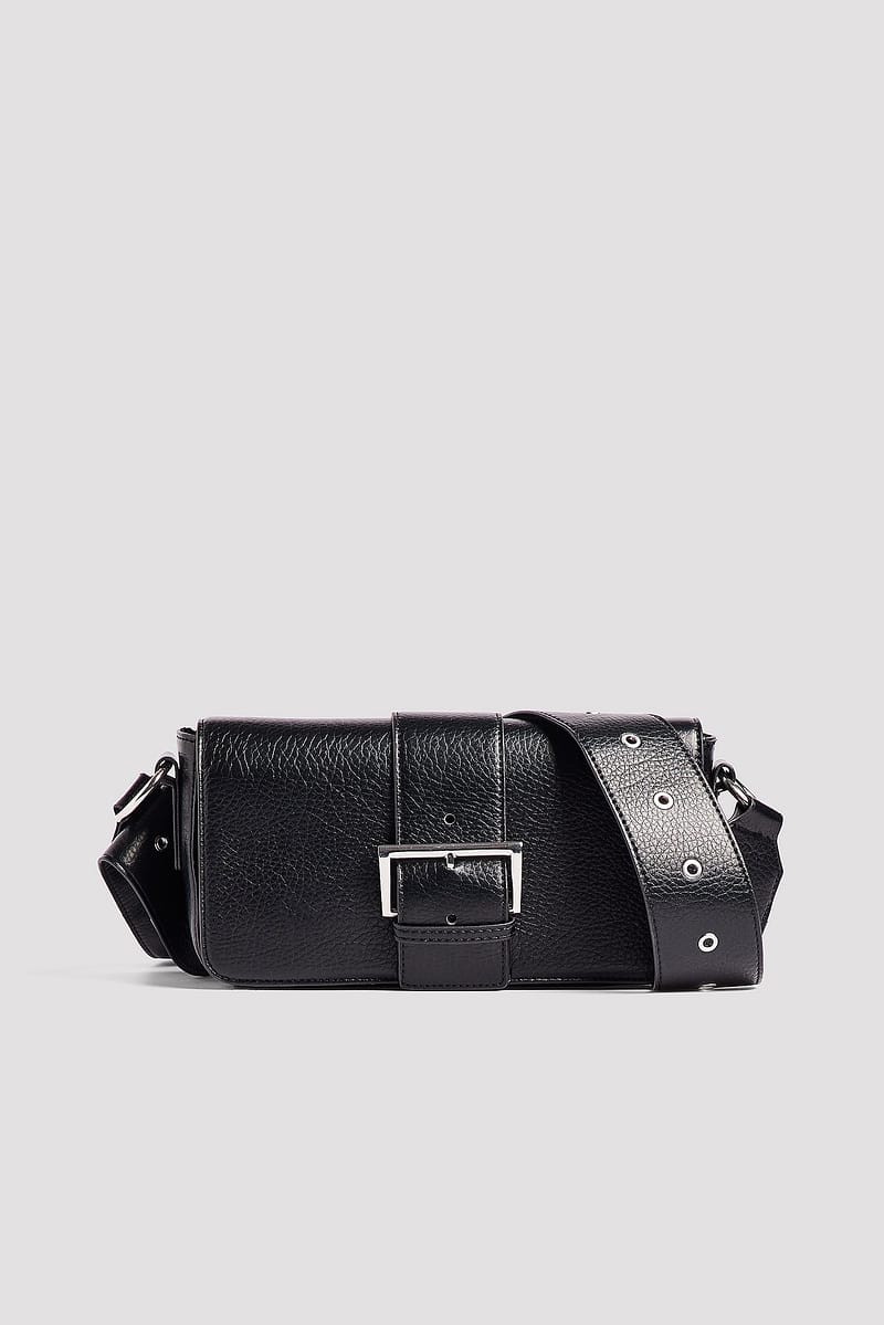 Buckle Detail Crossbody Bag