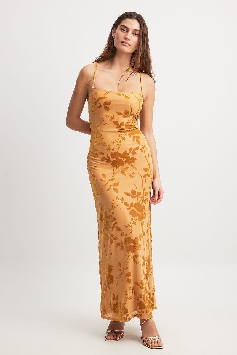 Floral Print Maxi Dress