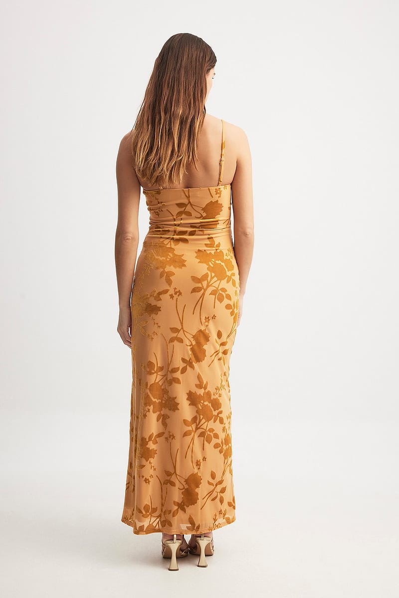 Floral Print Maxi Dress