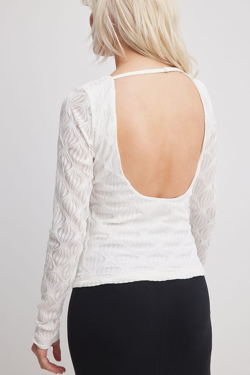 Deep Back Structure Top - NA-KD